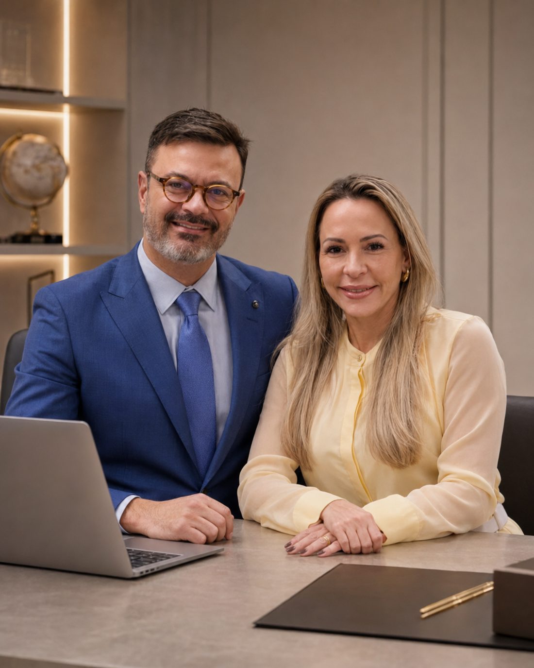 Dr. João Branco e Dra. Renata Branco em atendimento conjunto